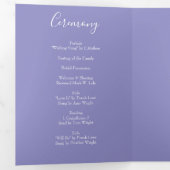 Jaune clair Périwinkle Bleu Rose Programmes de mar (Intérieur en premier)