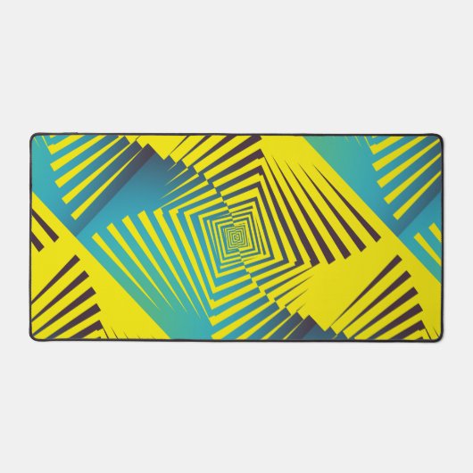 Jaune clair vert Abstrait Motif de style jungle (Recto)