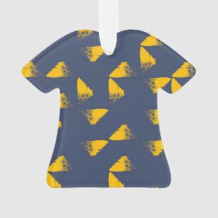 Jaune, cool, unique, triangles tendance