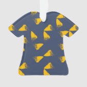 Jaune, cool, unique, triangles tendance (devant)