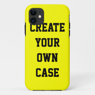Jaune créez votre propre coque