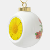 Jaune Daisy ornements personnalisés (Droite)