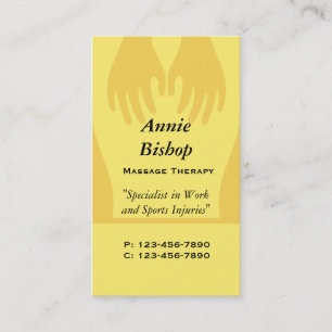 Jaune de carte de visite professionnelle de visite