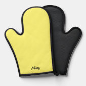 Jaune de conte de fée solide personnalisé Noël sty (Recto/Verso)