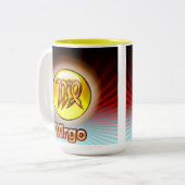 JAUNE DE MUG ZODIAC PERSONNALISÉ (Devant gauche)