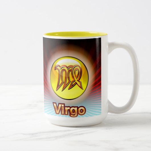 JAUNE DE MUG ZODIAC PERSONNALISÉ (Droit)