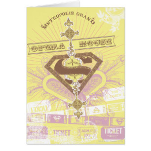 Jaune de théatre de l'opéra de Supergirl