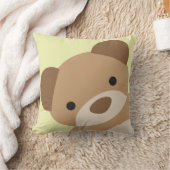 Jaune décoratif de coussin de crèche d'ours de (Couverture)