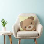 Jaune décoratif de coussin de crèche d'ours de (Chaise)