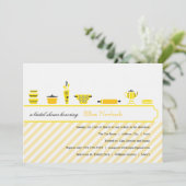 Jaune des invitations | de Fête de la mariée (Debout devant)