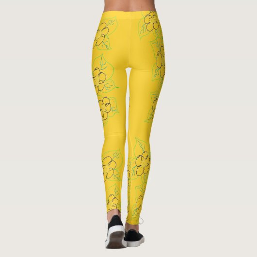 Jaune doré - Leggings (Dos)
