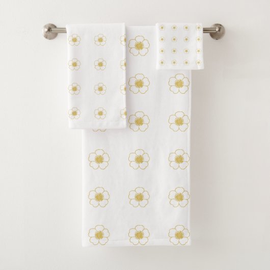 Jaune et blanc Bouteille Fleurs Ensemble de servie (En situation)
