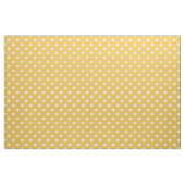 Jaune et blanc pointille le tissu de | (Fat Quarter)