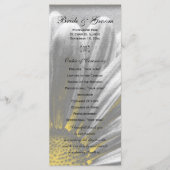 Jaune et Gris Floral Faits saillants Programme de  (Devant)