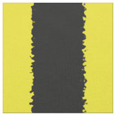 Jaune et noir gaffez le tissu de rayures de (Fermer)