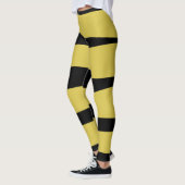 Jaune et noir rayé Legging (Gauche)