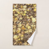 Jaune Feuilles d'Automne Jaune Serviette (Serviette à main)
