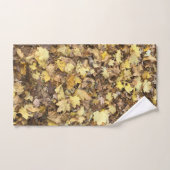 Jaune Feuilles d'Automne Jaune Serviette (Serviette à main)