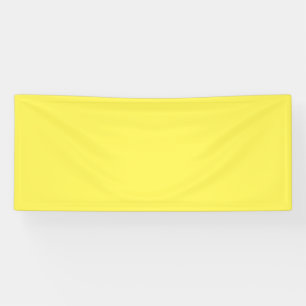 Jaune #FFF555, Bannière en Vinyle doré