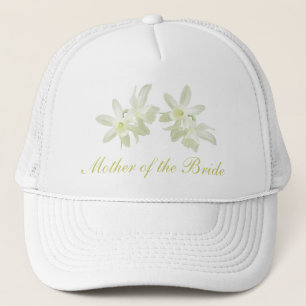 Jaune Floral Mère de la mariée Casquette