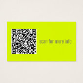 jaune fluorescent - ajouter du code QR (Dos)