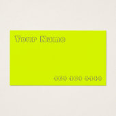 jaune fluorescent - ajouter du code QR (Devant)
