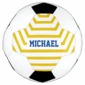 Jaune Fun Strips Nom personnalisé (Devant)