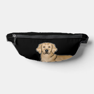 Jaune Golden Retriever Dessin tête Chien noir