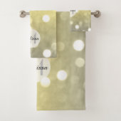 Jaune gris brillant livre abstrait Monogramme (En situation)