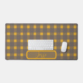 Jaune gris En vichy Motif (Clavier et souris)