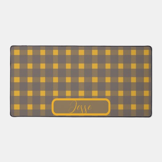 Jaune gris En vichy Motif (Recto)
