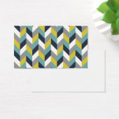 Jaune Gris Vert Bleu Marine Herringbone Chevron (Bureau)