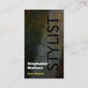 Jaune grunge de noir de carte de visite de