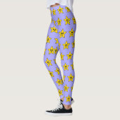 Jaune Happy Star Leggings (Gauche)