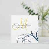 Jaune initial, Faire-part de mariage des vents ble (Debout devant)