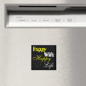 Jaune Joyeuse Femme Joyeux Aimant Vie (In Situ (Lave-vaisselle))