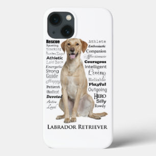 Jaune Lab Traite le Coque Smartphone