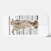 Jaune Lab Traite le Coque Smartphone (Verso (horizontal))