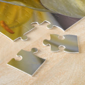 Jaune Lily Fleurs Jaune Puzzle Jardin Floral (Côté)