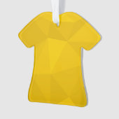 Jaune, moderne, cool, tendance, art géométrique ur (devant)