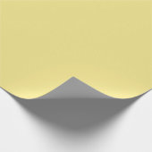 Jaune Moutarde Pâle ? Papier Cadeau (Coin)