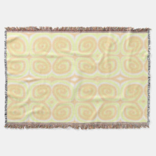 Jaune Pale Orange Fils Jeter Des Couvertures