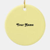 Jaune Pansy ornement beauté (Dos)