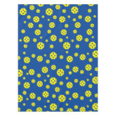 Jaune pickleball motif nappe design d'impression (Devant)