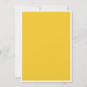 Jaune Recherché Occidental Cowboy Invitation Anniv (Dos)