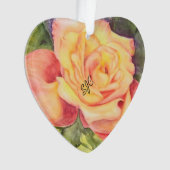 JAUNE ROSE VALENTINE ORNAMENT (devant)