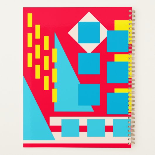 jaune rouge Abstrait (Dos)