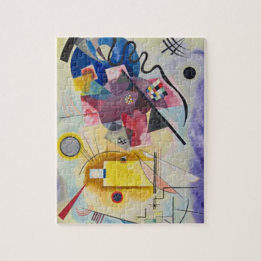 Jaune, Rouge, Blauw van Wassily Kandinsky Legpuzzel (Verticaal)