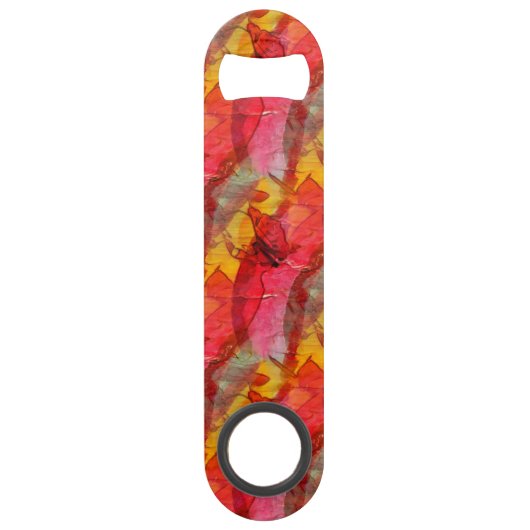 Jaune rouge d'art d'aquarelle (Devant)