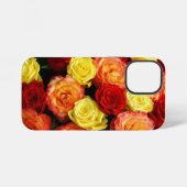 Jaune rouge orange Rose iPhone 12 Mini Coque (Verso Horizontal)